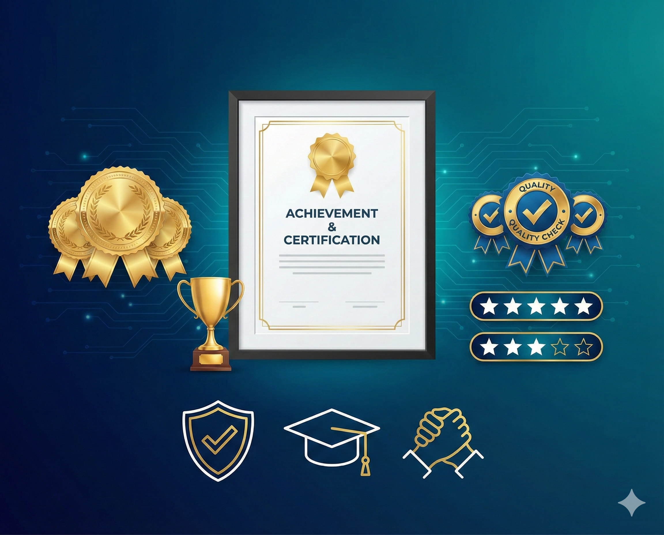 Awards and certification symbols